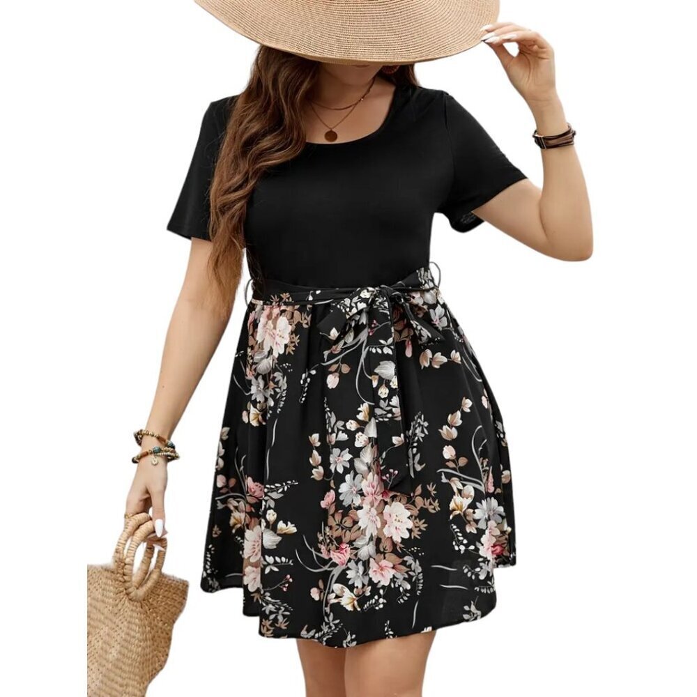 NEW Unbranded Floral Fit & Flare Dress
